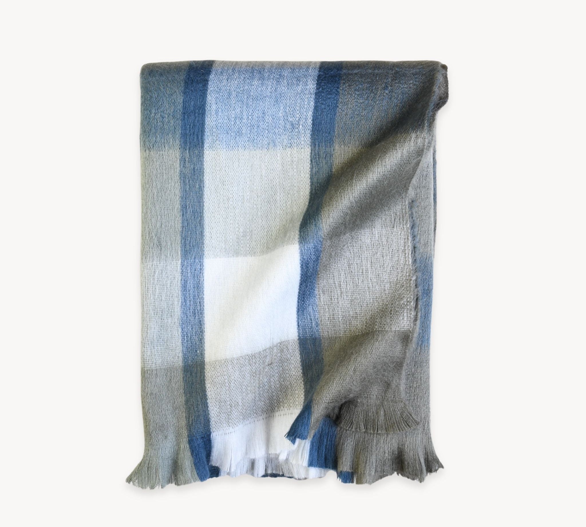 Plaid Large Alpaca Blanket - Camp Plaid