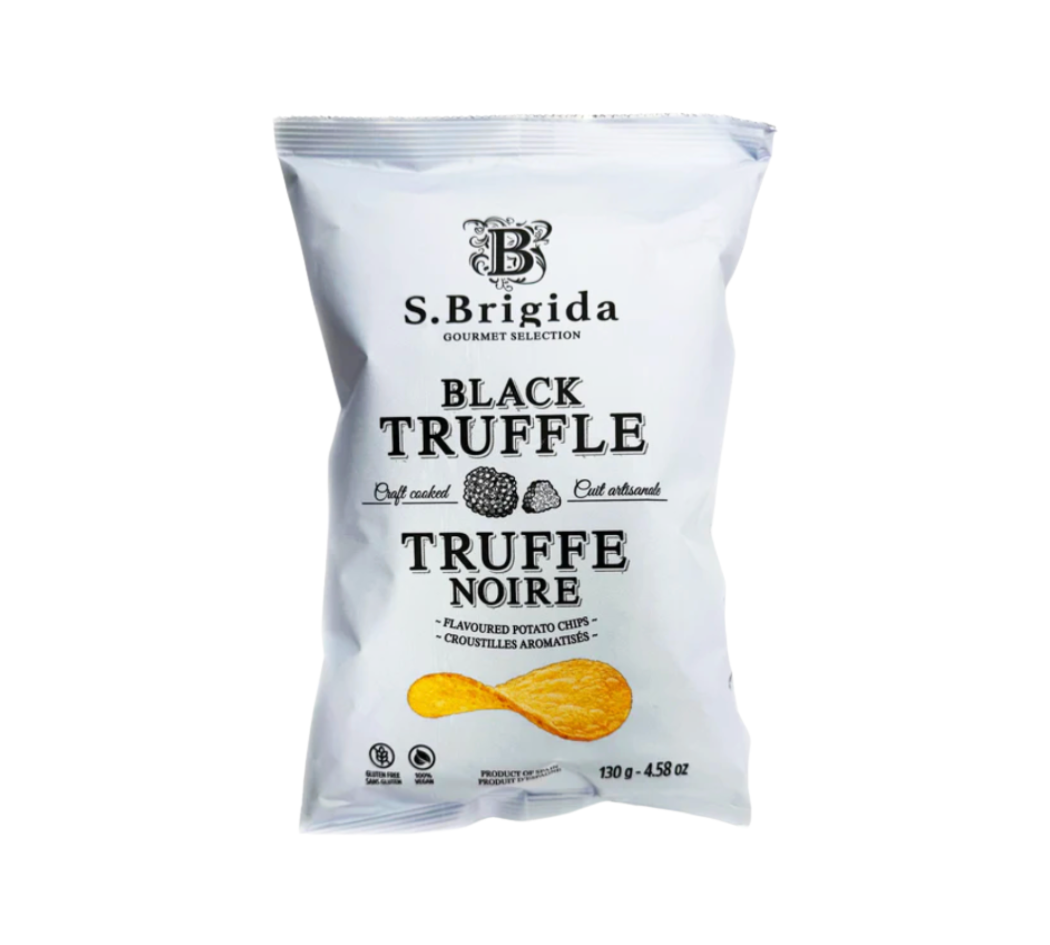 S. Brigida Black Truffle Potato Chips 130 g