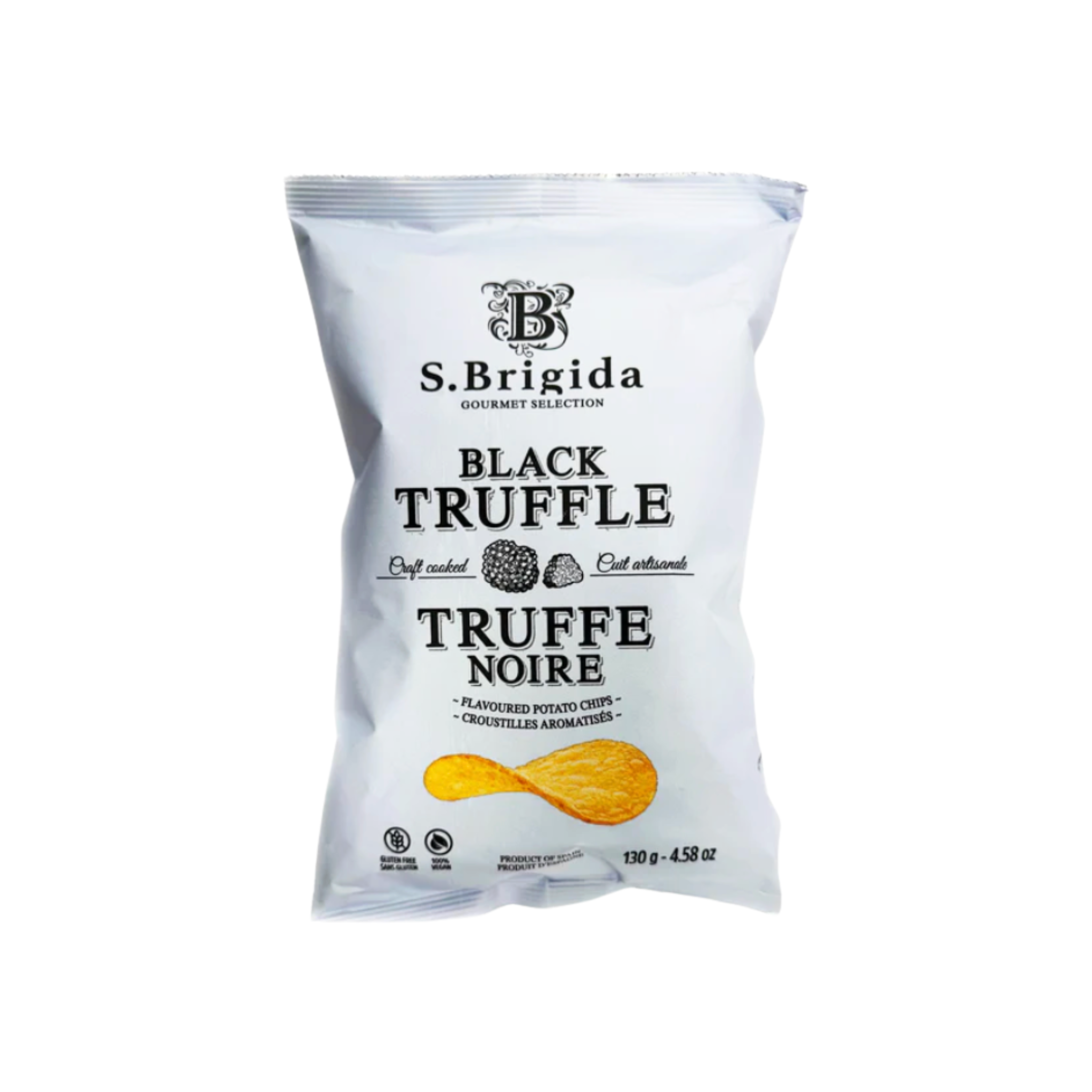 S. Brigida Black Truffle Potato Chips 130 g