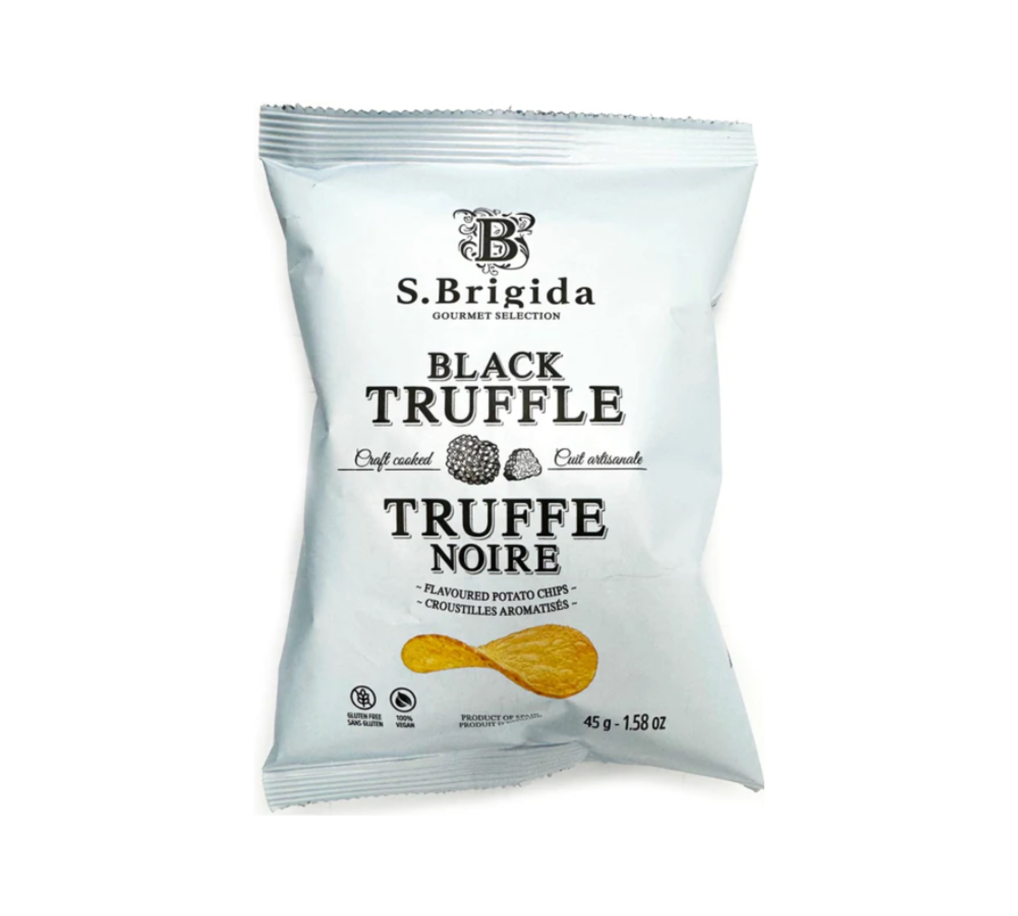 S. Brigida Black Truffle Potato Chips 45 g