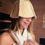 Pure Canadian Felted Wool Sauna Hat