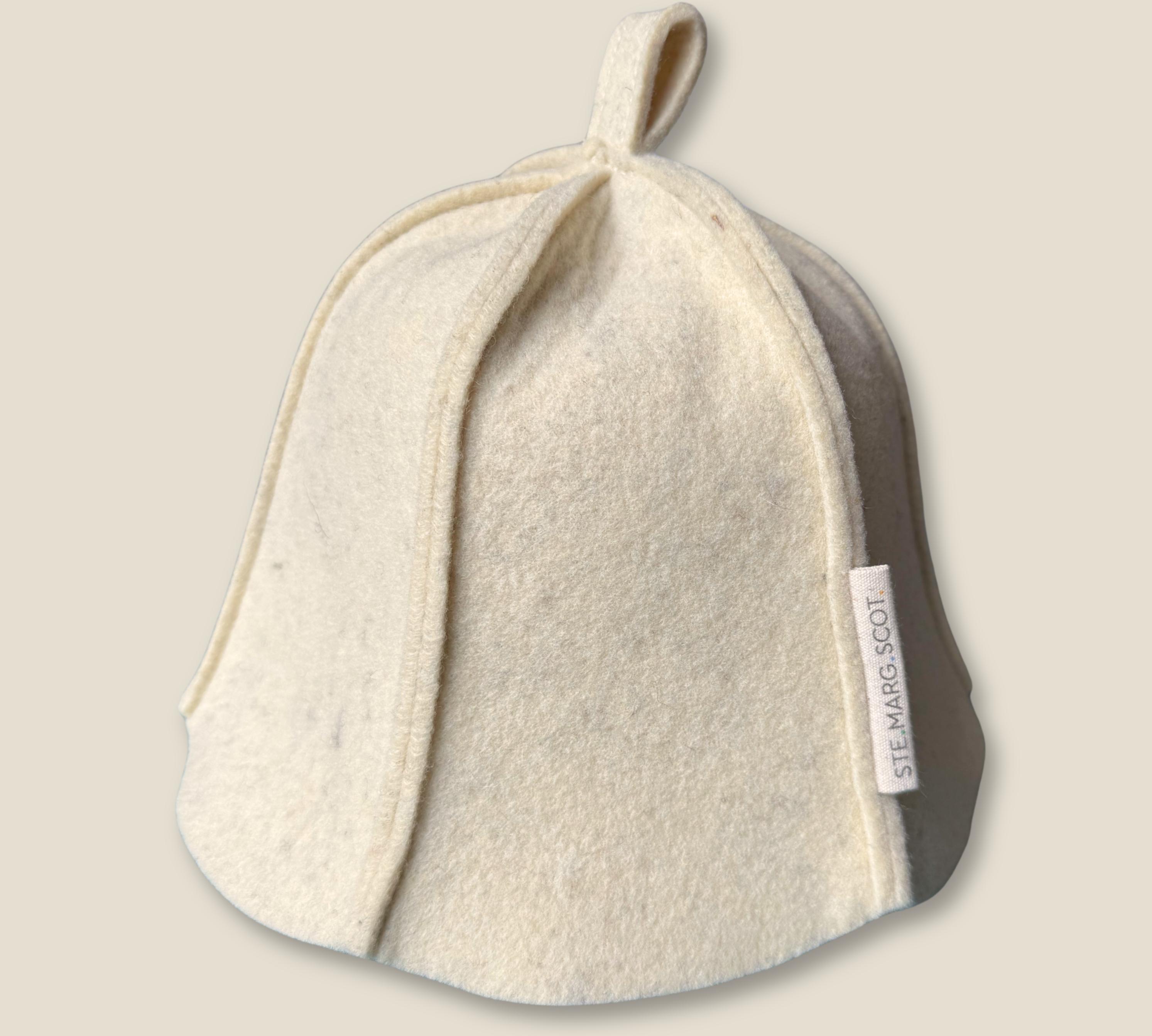 Pure Canadian Felted Wool Sauna Hat