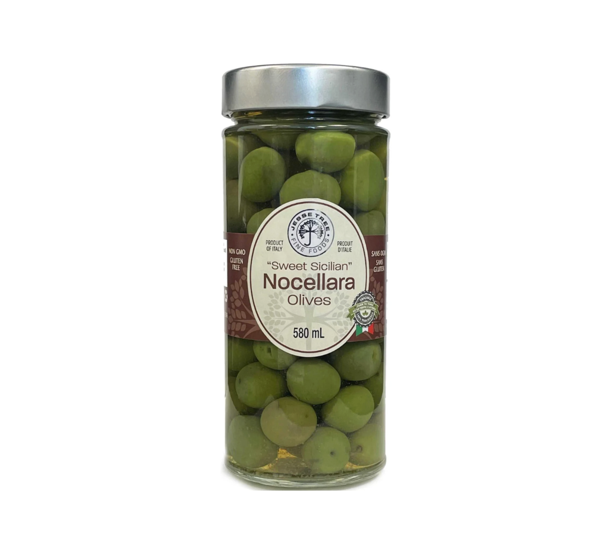 Jesse Tree "Sweet Sicilian" Nocellara Olives (580 mL)