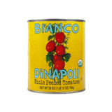 Bianco DiNapoli Organic Whole Peeled Tomatoes with Basil (794 g)