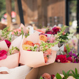 Fresh-cut flowers from a local vendor at Hale Muskoka Marketplace